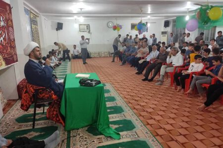 جشن بزرگ غدیر در روستای بنه عباس برگزار شد+تصاویر